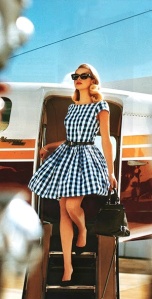 I would love to step of a plane (preferably private) in a dress like this.