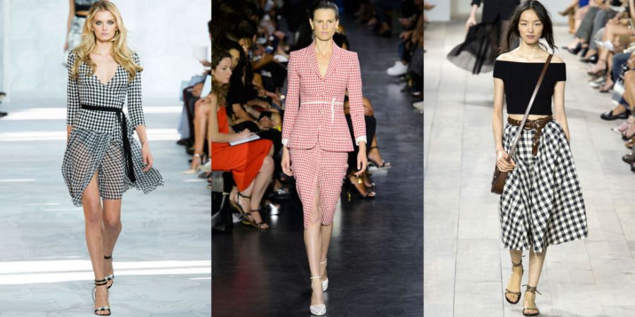 Diane von Furstenberg, Altuzarra and Michael Kors were all inspired to show gingham on their Spring 2015 runways, collectively creating the pattern's renaissance in the fashion world.